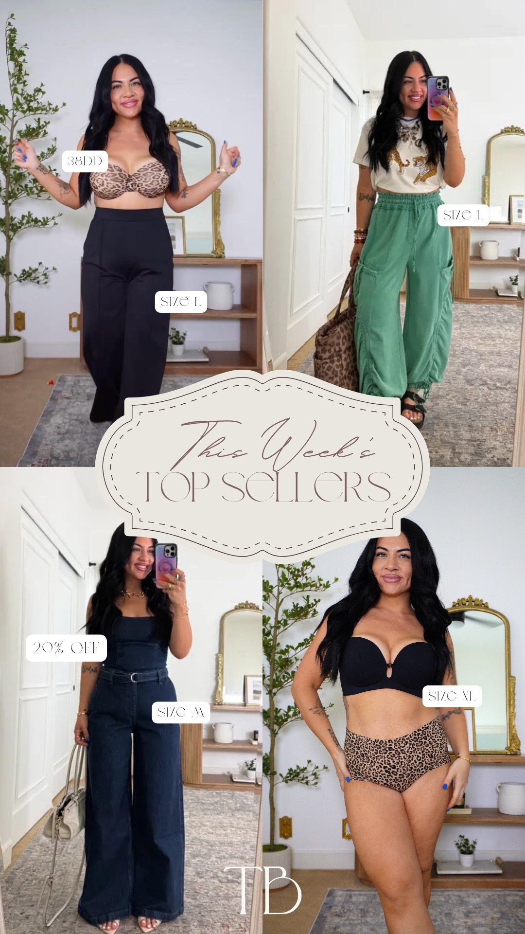 This weeks best sellers!

Sizes listed for reference!

Amazon, populish, Victoria secret, copper & cloth, midsize bras, denim jumpsuit, Abercrombie, @abercrombie , Abercrombie sale, tori block

#LTKootd #LTKgrwm #LTKSaleAlert