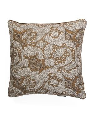 20X20 Batchelors Scrolly Velvet Embroidered Pillow, Polyester | TJ Maxx