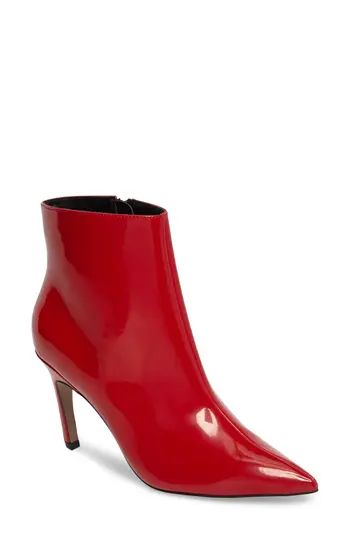 Women's Topshop Hot Toddy Pointy Toe Boot, Size 9.5US / 40EU - Red | Nordstrom