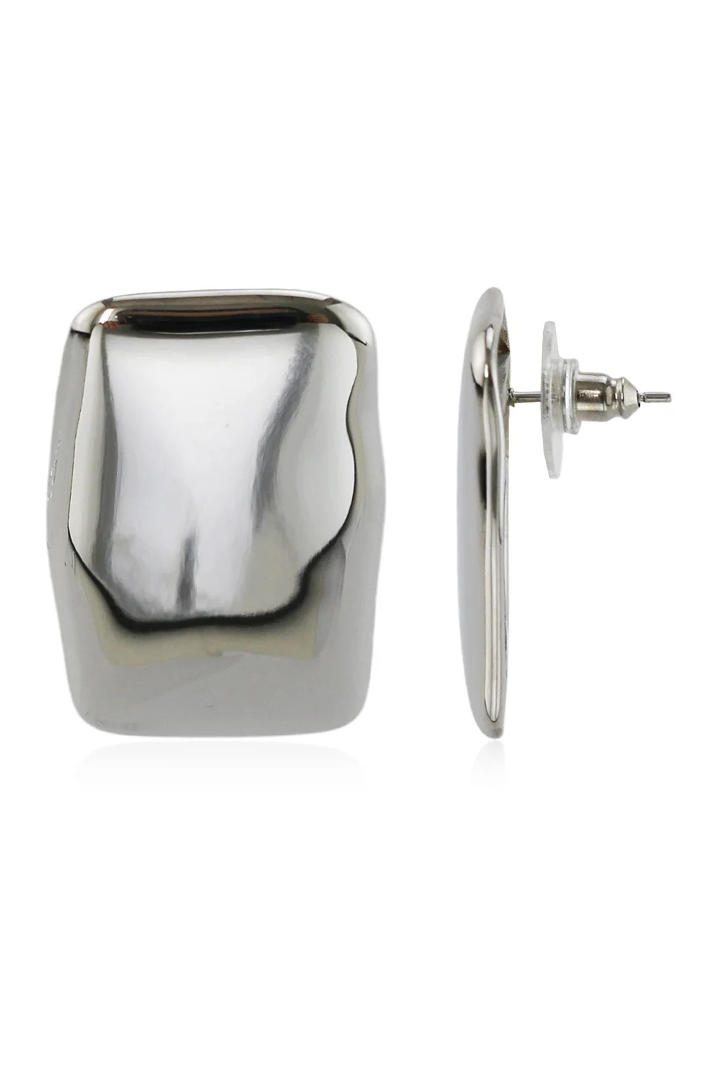 Jensen Hammered Silver Statement Earrings | 12th Tribe | 12th Tribe