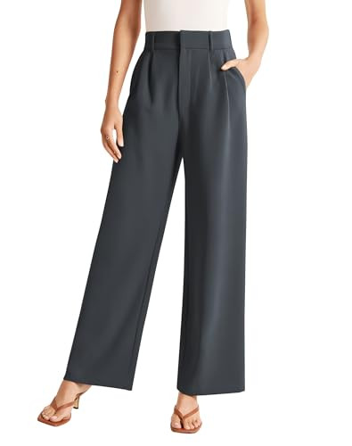 Sarin Mathews High Waisted Wide Leg Pants for Women Business Casual Dress Pant Palazzo Long Work ... | Amazon (US)