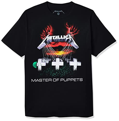 Metallica Men's Master of Puppets T-Shirt, Black, Medium | Amazon (US)