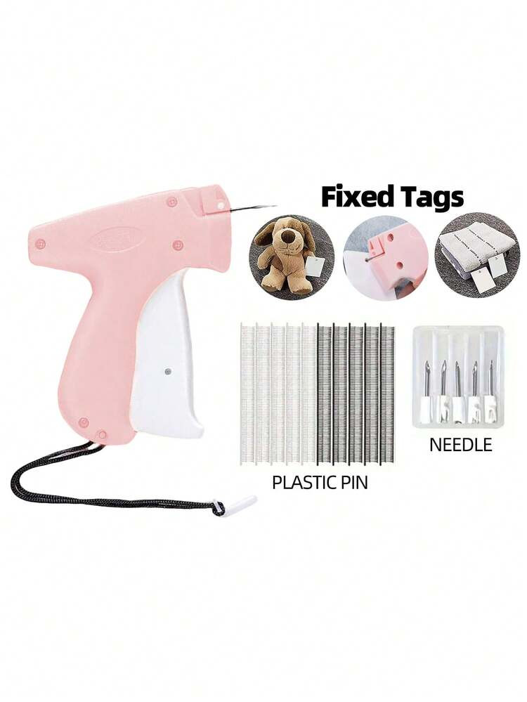 1 + 1000pcs Clothes Repair Sewing Gun Kit, Portable Clothing Mending Sewing Machine, Quick Stitch Gun, Mini Sewing Gun, Fast Mending Clothes Quilt Sewing Gun, Sewing Binding Machine | SHEIN