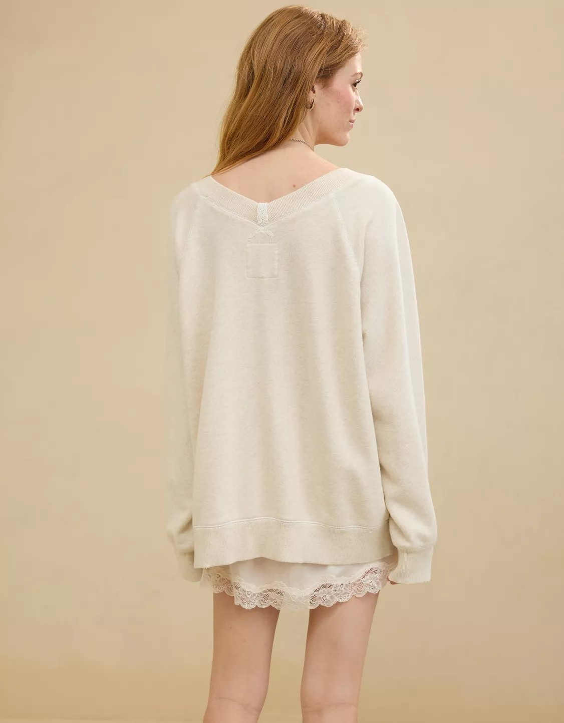 Aerie Downtime V-Neck Sweatshirt | Aerie