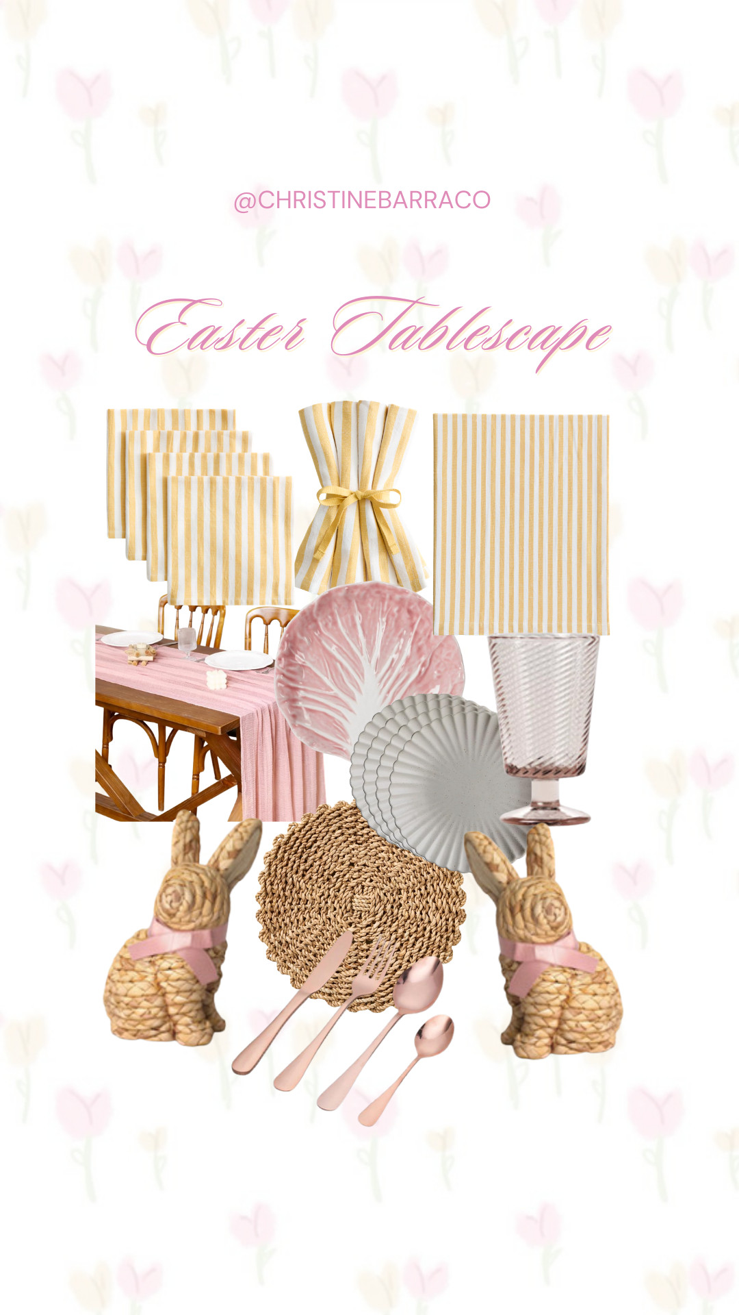 Easter Tablescape 

 #Easter