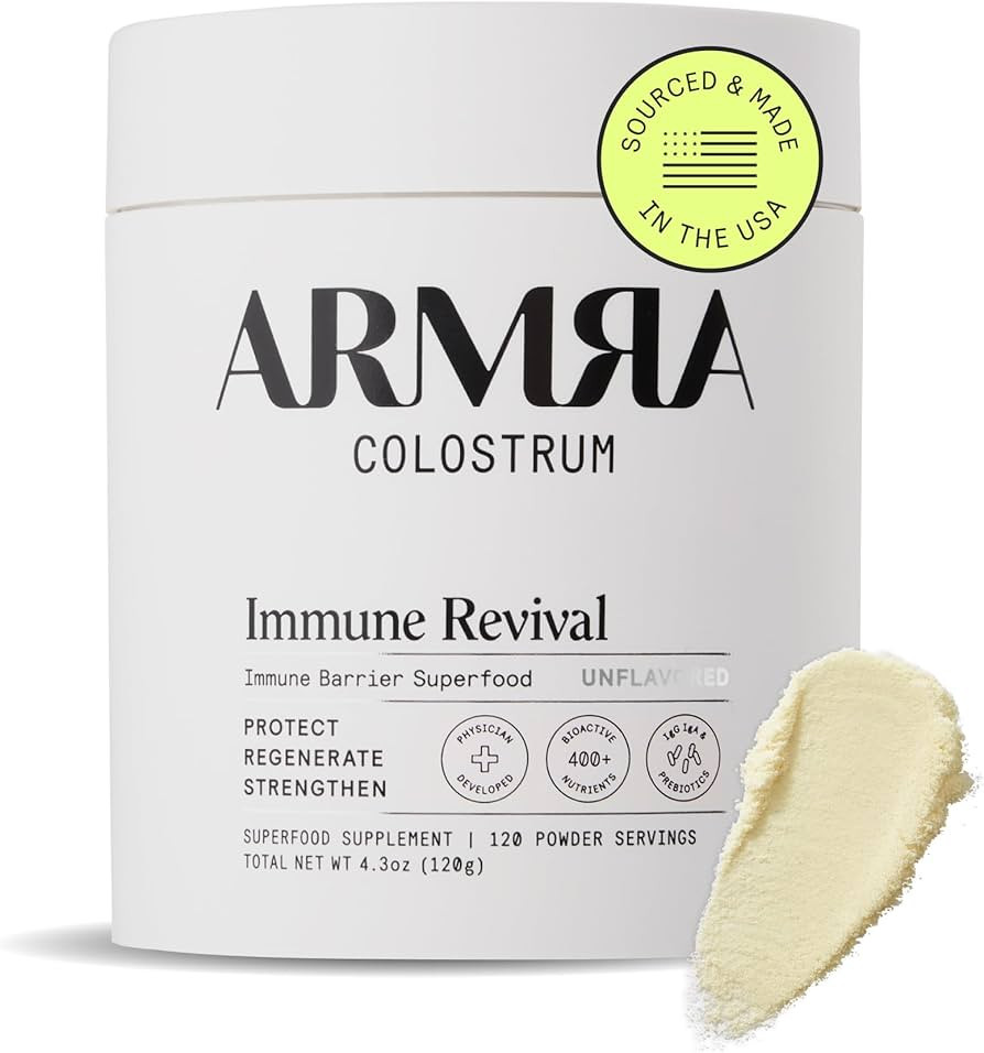 ARMRA® Colostrum Powder | Unflavored | Gut Health & Bloating | Skin & Hair | Immunity | Keto, Gl... | Amazon (US)