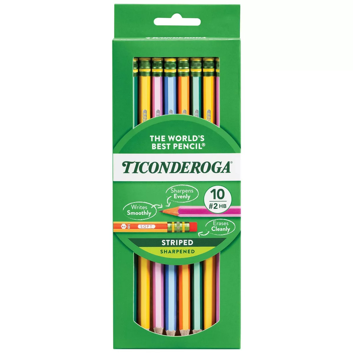 Ticonderoga #2 Pencils, 0.7mm, 10ct - Assorted Colors | Target