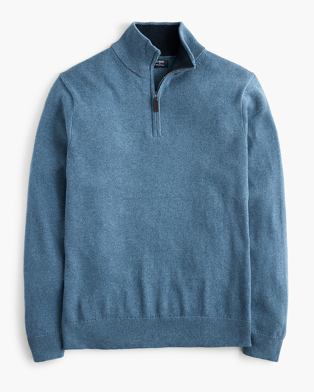 Cotton quarter-zip sweater | J.Crew Factory