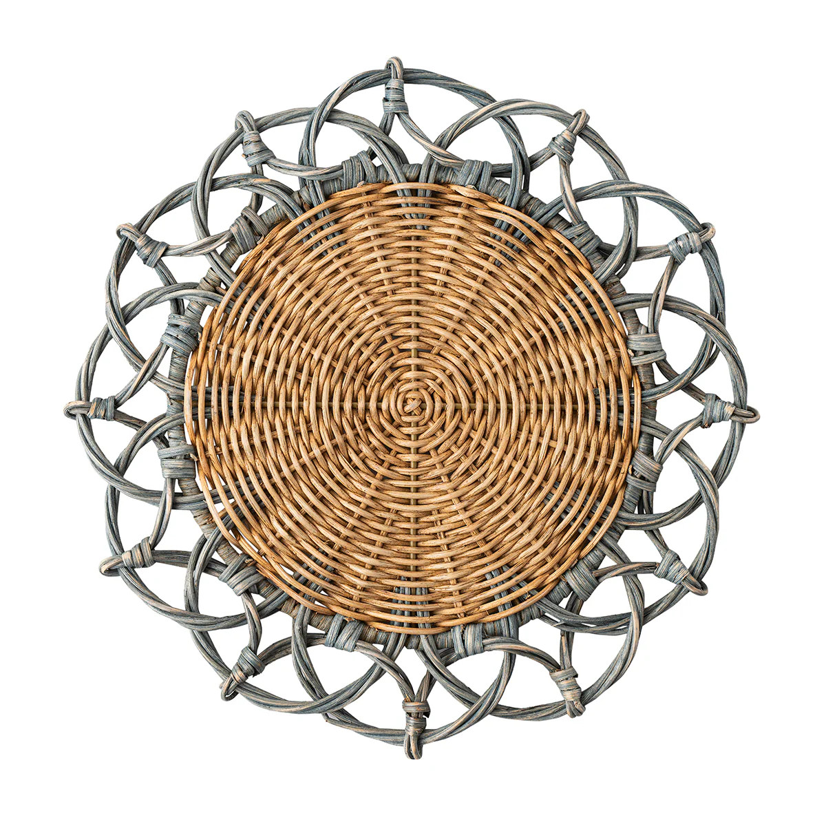 Provence Rattan Chambray Placemat | Over The Moon