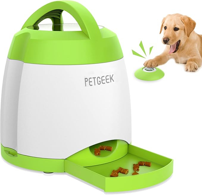 PETGEEK Automatic Dog Treat Dispenser, Dog Puzzle Memory Training Activity Toy- IQ Training Dog B... | Amazon (US)