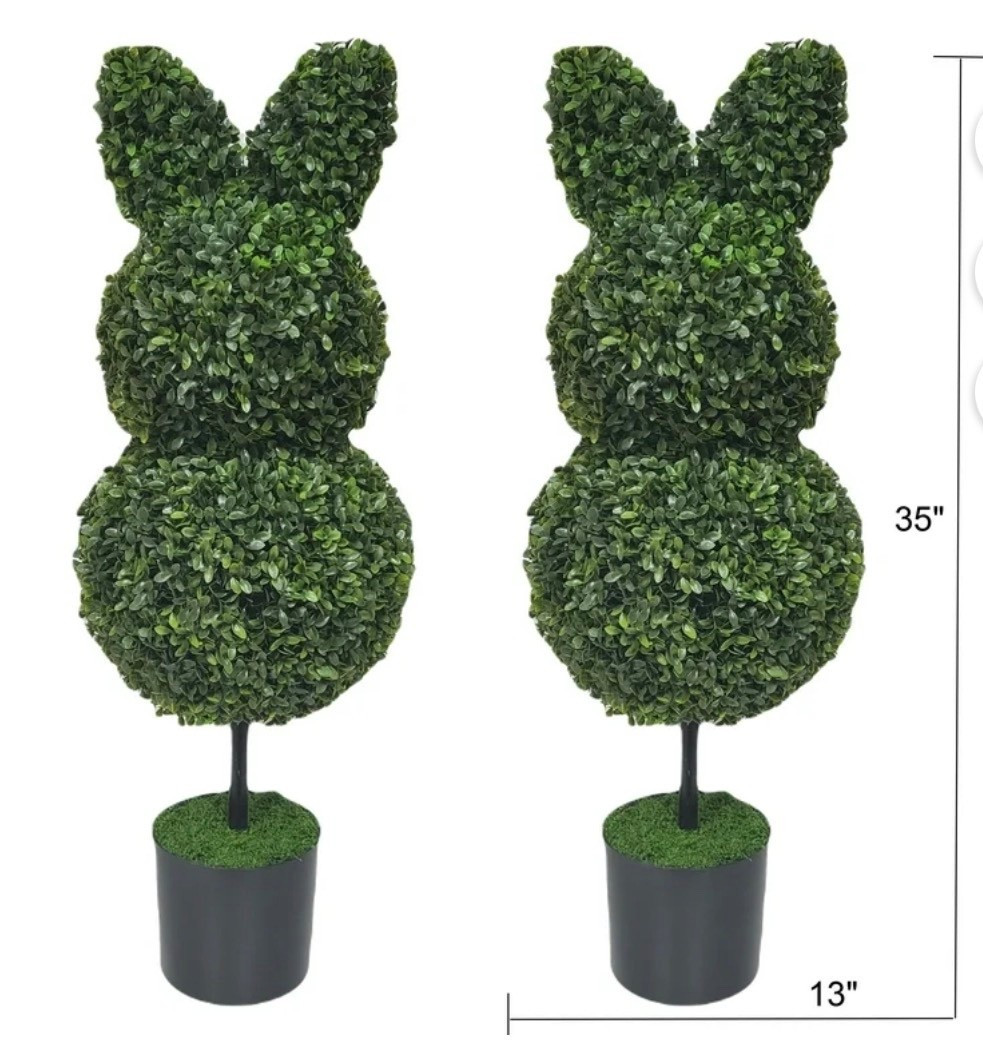My Texas house Easter decor 
Bunny’s bunny topiary trees 
Spring decor Walmart finds

#LTKHoliday