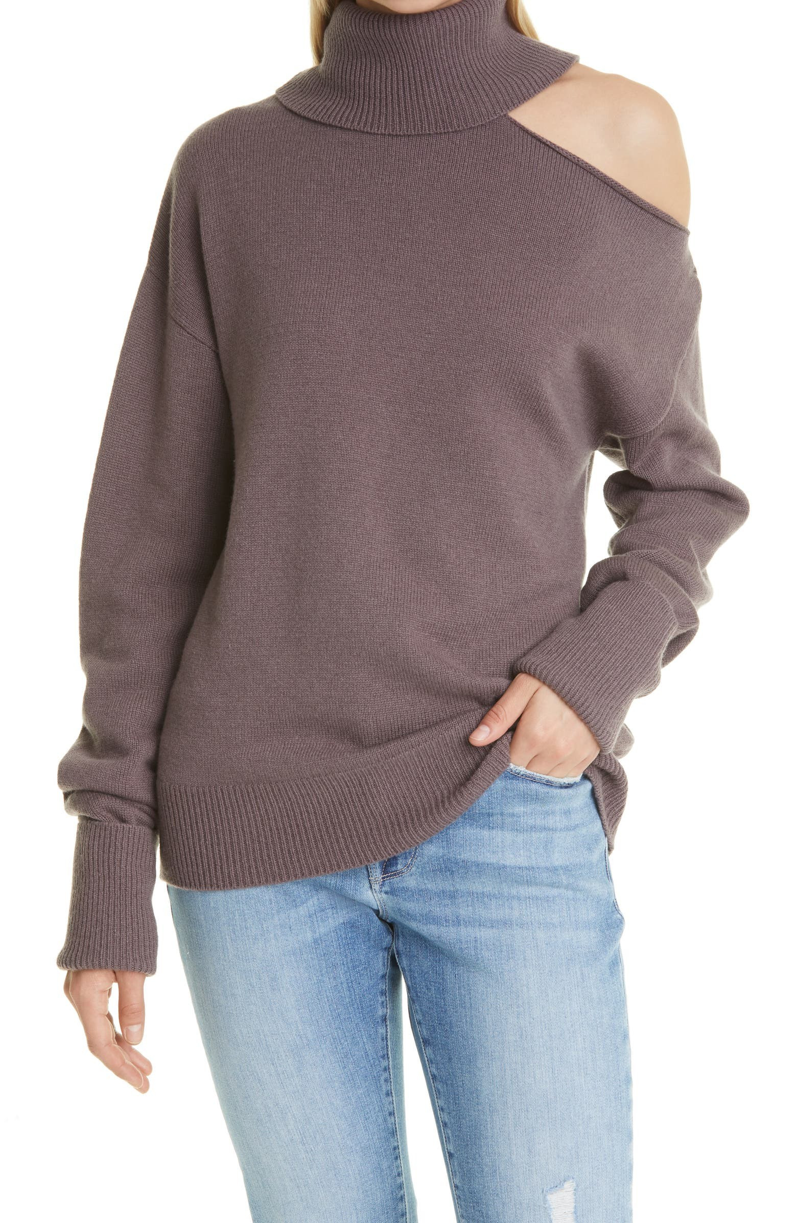 Raundi Cutout Wool-Blend Turtleneck Sweater | Nordstrom | Nordstrom