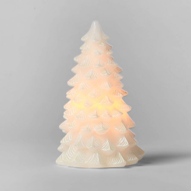 LED Cotton White Tree Candle - Threshold™ | Target