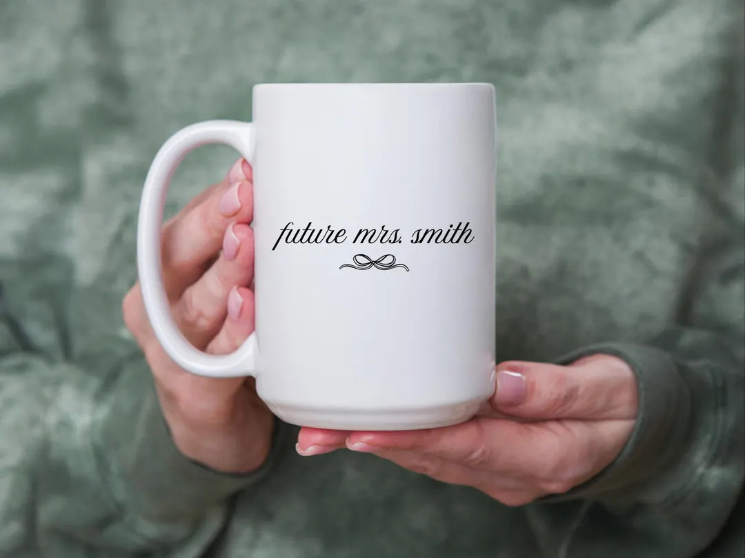 Future Mrs. Personalized Mug | Custom Bride Coffee Cup | Engagement Gift | Wedding, Bridal Shower... | Etsy (US)