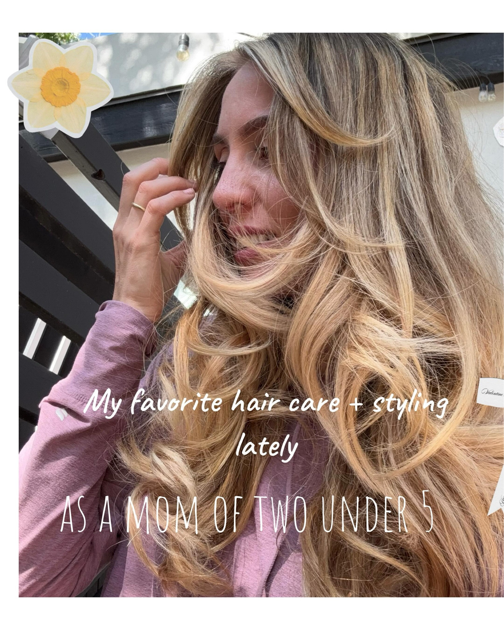 My favorite hair care + wellness lately ✨ as a mom of two under 5

A little round up of what I’ve been loving and actually using consistently right now 🤍 From busy mornings to quick routines, these are the products that make my hair feel healthier, softer, and a little more put together in this season of life.

✨ Divi hair vitamins – my daily hair wellness supplement I’ve been consistent with lately for supporting healthy-looking hair from the inside out
✨ Shark FlexStyle – my go-to styling tool for quick, easy waves or a smooth blowout in minutes
✨ Gisou hair oil – my favorite finishing step for shine and softness
✨ Vital Proteins collagen – my everyday wellness habit I add into coffee or water for beauty-from-within support

Nothing complicated, just simple things that fit into real mom life and help me feel a little more like myself 🤍

If you’re in a busy season too, these have been my easy go-to favorites lately ✨

#HairCareRoutine #MomLifeFavorites #HairCareFavorites #SharkFlexStyle #DiviVitamins