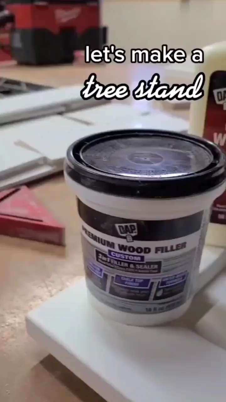 This Christmas tree stand is a great way to cover the base of your tree and I love that it stores flat! #christmas #diy  

 #LTKHoliday #LTKSeasonal #LTKHome