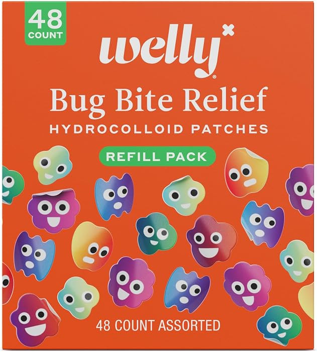 Welly Bug Bite Relief Patches Refill Carton | Drug-Free Hydrocolloid Calms Itching and Prevents P... | Amazon (US)