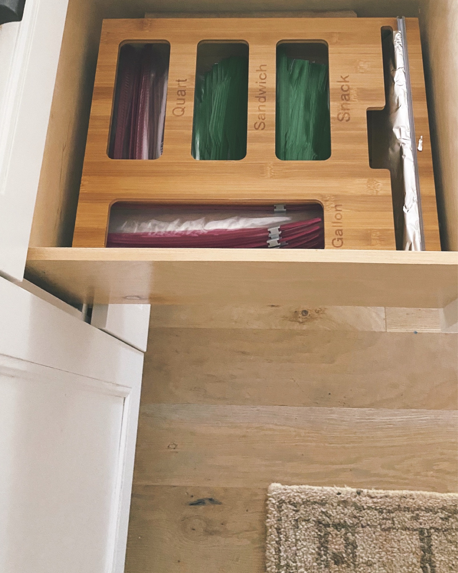 @wayfair organizational favorites on Emily’s home // This plastic bag ziplock organizer keeps my drawer organized all year long and easily accessible for lunches, food storage or any plastic bag needs! 👏🏻 #wayfair #wayfairpartner #springcleaning #kitchen #ziplock #bagorganizer #organize

#LTKSaleAlert #LTKHome #LTKStyleTip