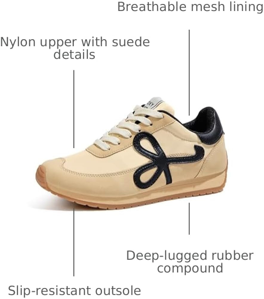 LUCKY STEP Women's Fashion Sneakers Trendy Stylish Low Top Classic Retro Casual Ladies Comfortabl... | Amazon (US)