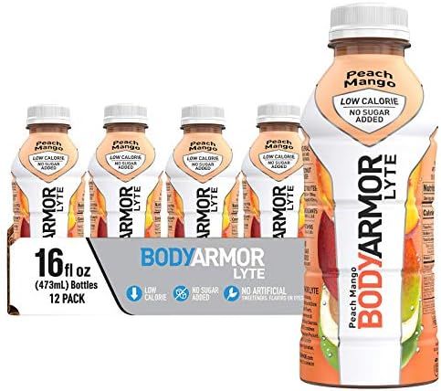 BODYARMOR Lyte Sports Drink Low-Calorie Beverage, Natural Flavors With Vitamins, Potassium-Packed... | Amazon (US)