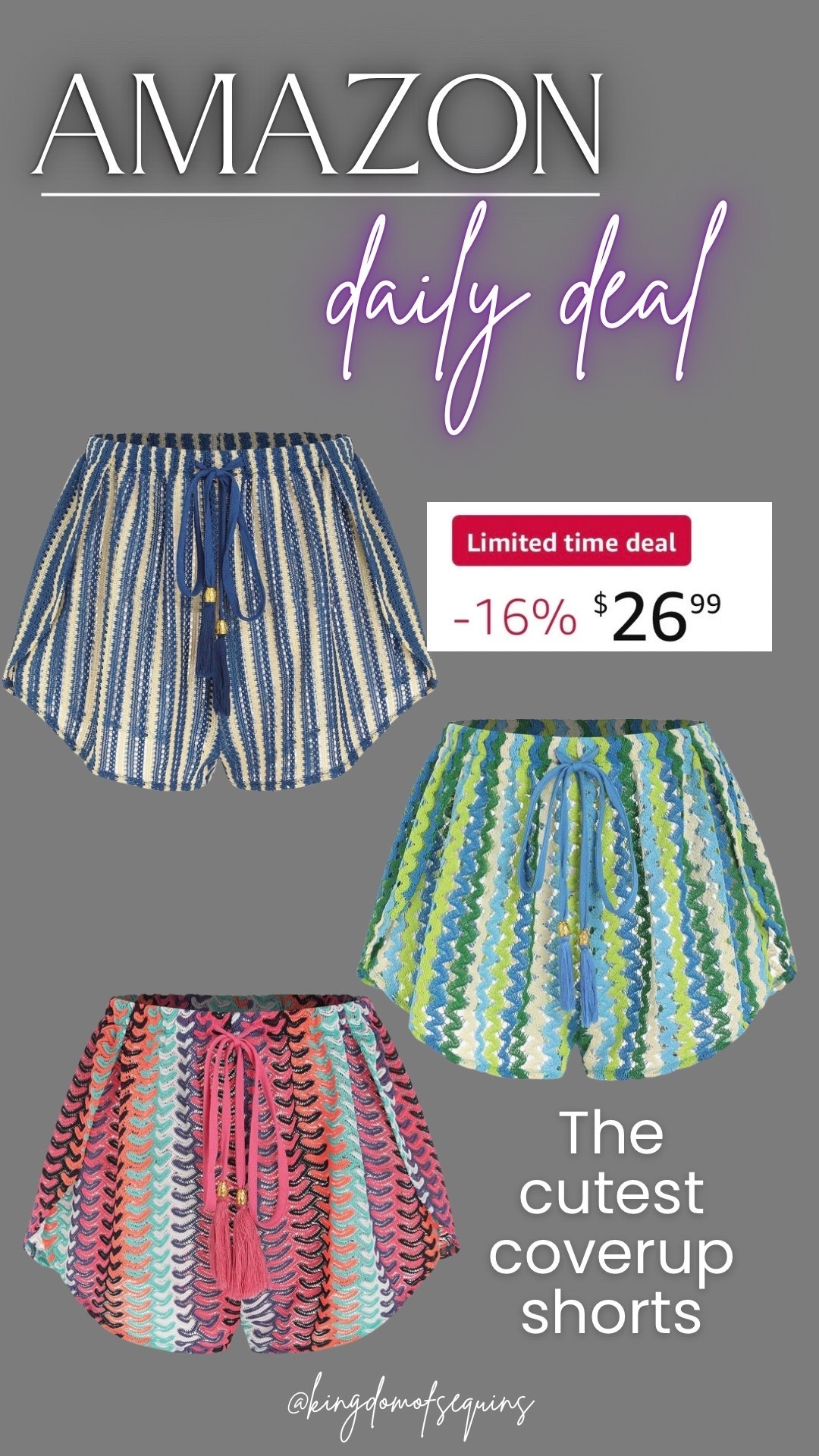The cutest crochet shorts that are a must for the beach or pool.

#LTKSeasonal #LTKSaleAlert #LTKSwim