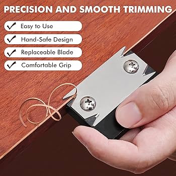 Edge Banding Trimmer - 2025 Upgraded Mini Edge Band Trimmer & Cutter, Stainless Steel Blade Venee... | Amazon (US)