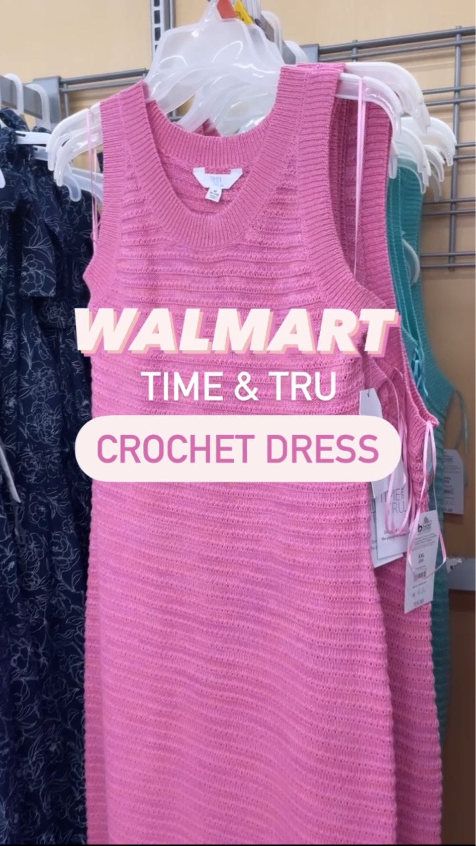 Instagram reel, Walmart outfit, Walmart dress, time and tru, Walmart new arrival, crochet dress, crochet, try on reel, fitting room try on 

#LTKSeasonal #LTKFind #LTKunder50