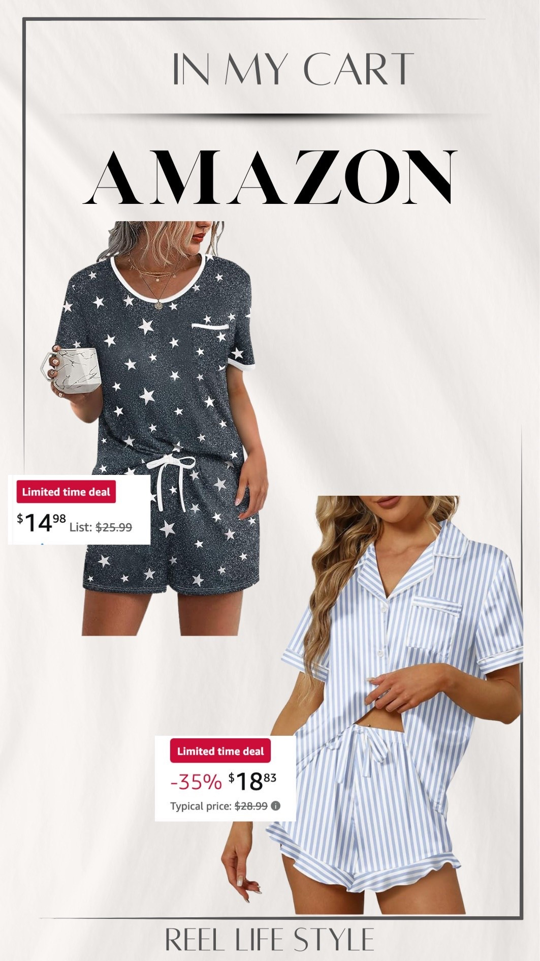 I’ve been looking for some pajama sets and I found some really cute ones on Amazon plus they are on sale right now. I love the silk look of these and they have some really pretty color options available



#LTKSaleAlert #LTKFindsUnder50 #LTKSeasonal