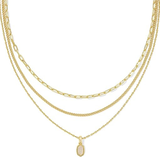 Kendra Scott Elisa Triple Strand Necklace, Fashion Jewelry for Women | Amazon (US)