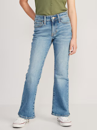High-Waisted Built-In Tough Flare Jeans for Girls | Old Navy (US)