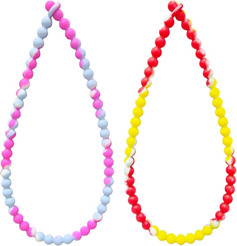 Teething Necklace for Baby - Integrated Safety Design for Toddler, Sensory Chew Necklace for Kids... | Amazon (US)