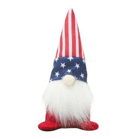 wendunide room decor home decor Patriotic Independence Day Gnome Goblin Decoration Faceless Doll Pen | Walmart (US)