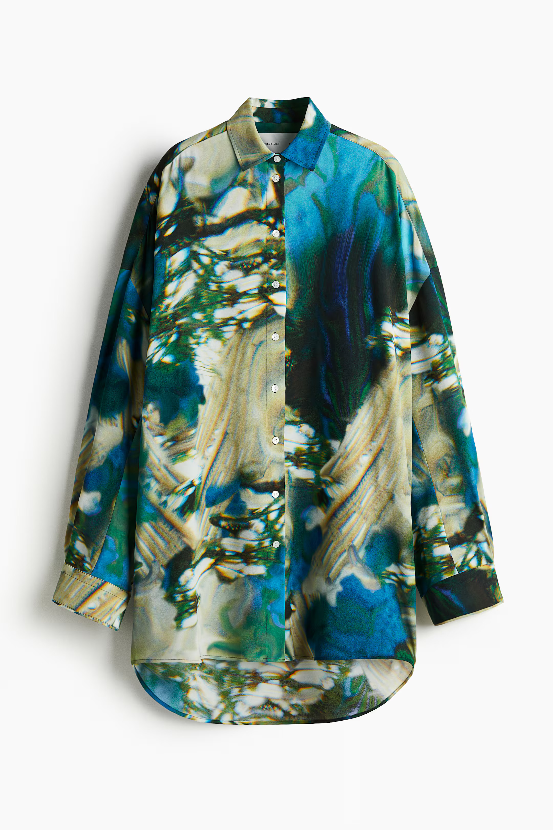 Abstract Pattern Chiffon Shirt | H&M (AU)