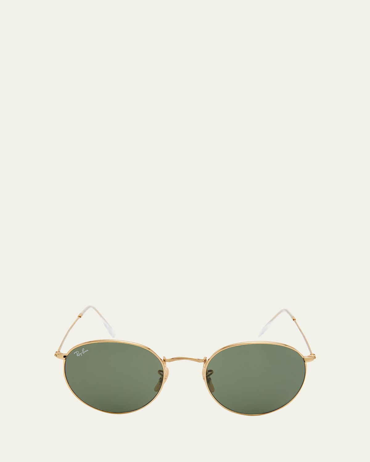 Round Monochromatic Metal Sunglasses | Bergdorf Goodman