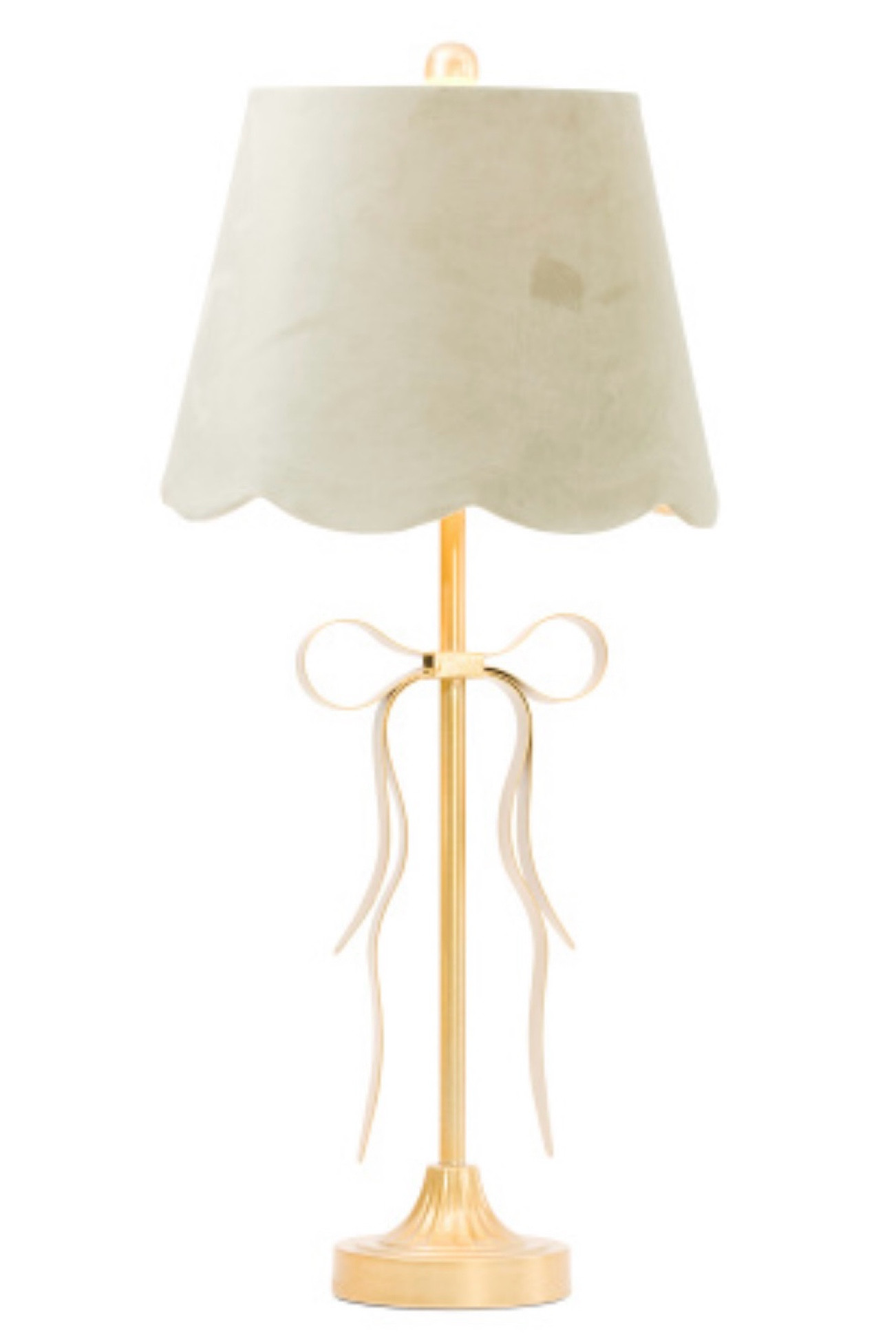 This scalloped bow lamp is a dupe for Kate Spade and only $50!!!

#LTKFindsUnder50 #LTKSaleAlert #LTKHome