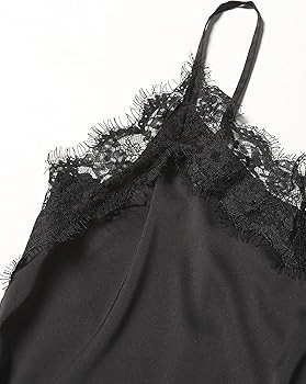 The Drop Women's Natalie V-Neck Lace Trimmed Camisole Tank Top | Amazon (US)