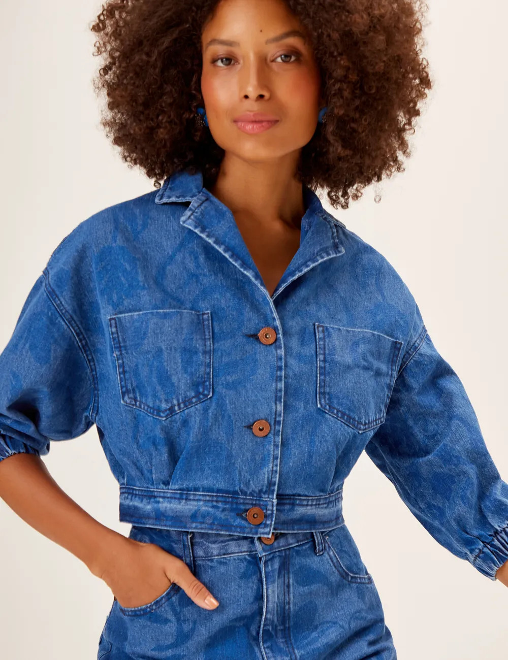 Jaqueta Jeans Estampa Guadalupe | OffPremium (BR)