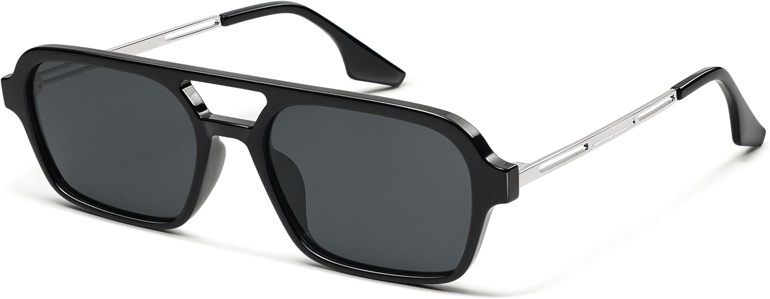 SOJOS Vintage Polarized Aviator Sunglasses for Women Men 70s Retro Flat Narraw Rectangular Womens... | Amazon (US)