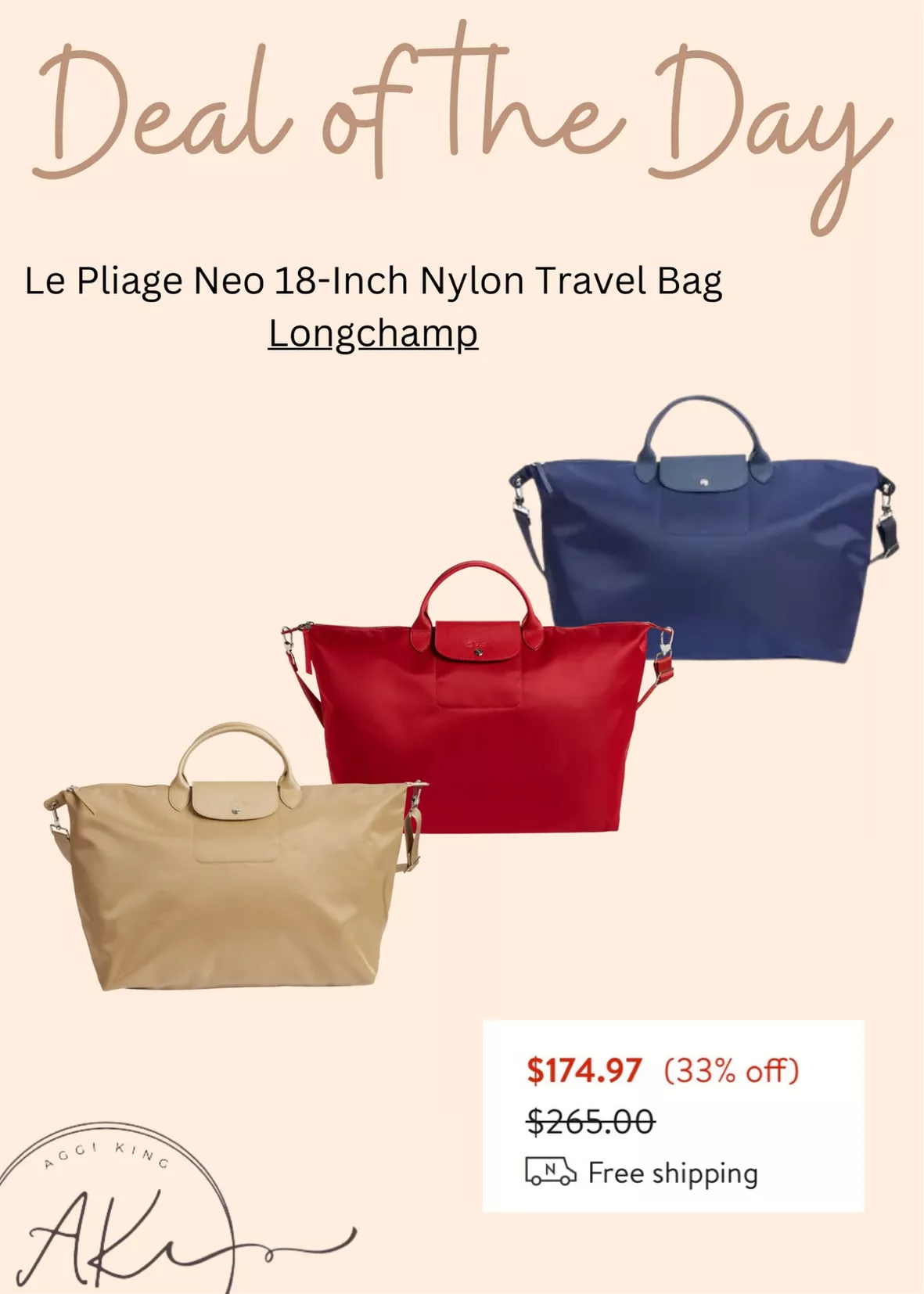LongChamp Le Pliage Neo Travel Bag L