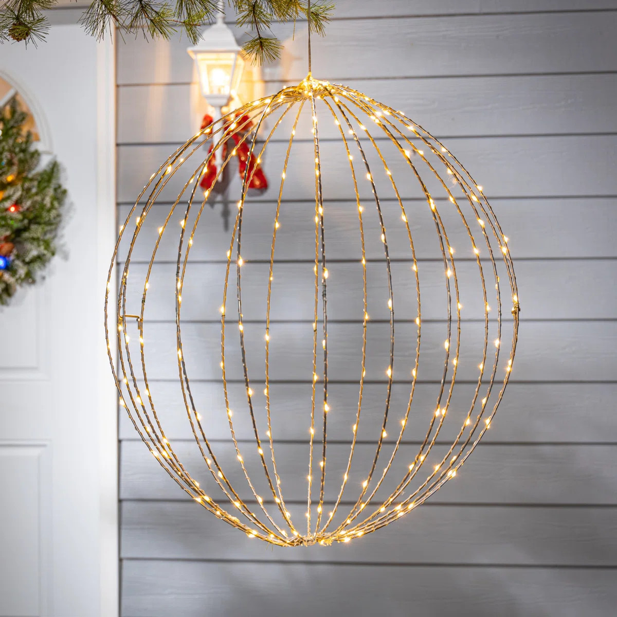 The Twillery Co.® Whimsical Illuminated Metal Sphere With Warm White Micro Leds & Reviews | Wayf... | Wayfair North America