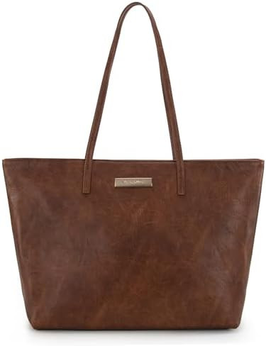 Montana West Medium Tote Bags for Women Shoulder Handbag with Zipper Lightweight Everyday Purse f... | Amazon (US)