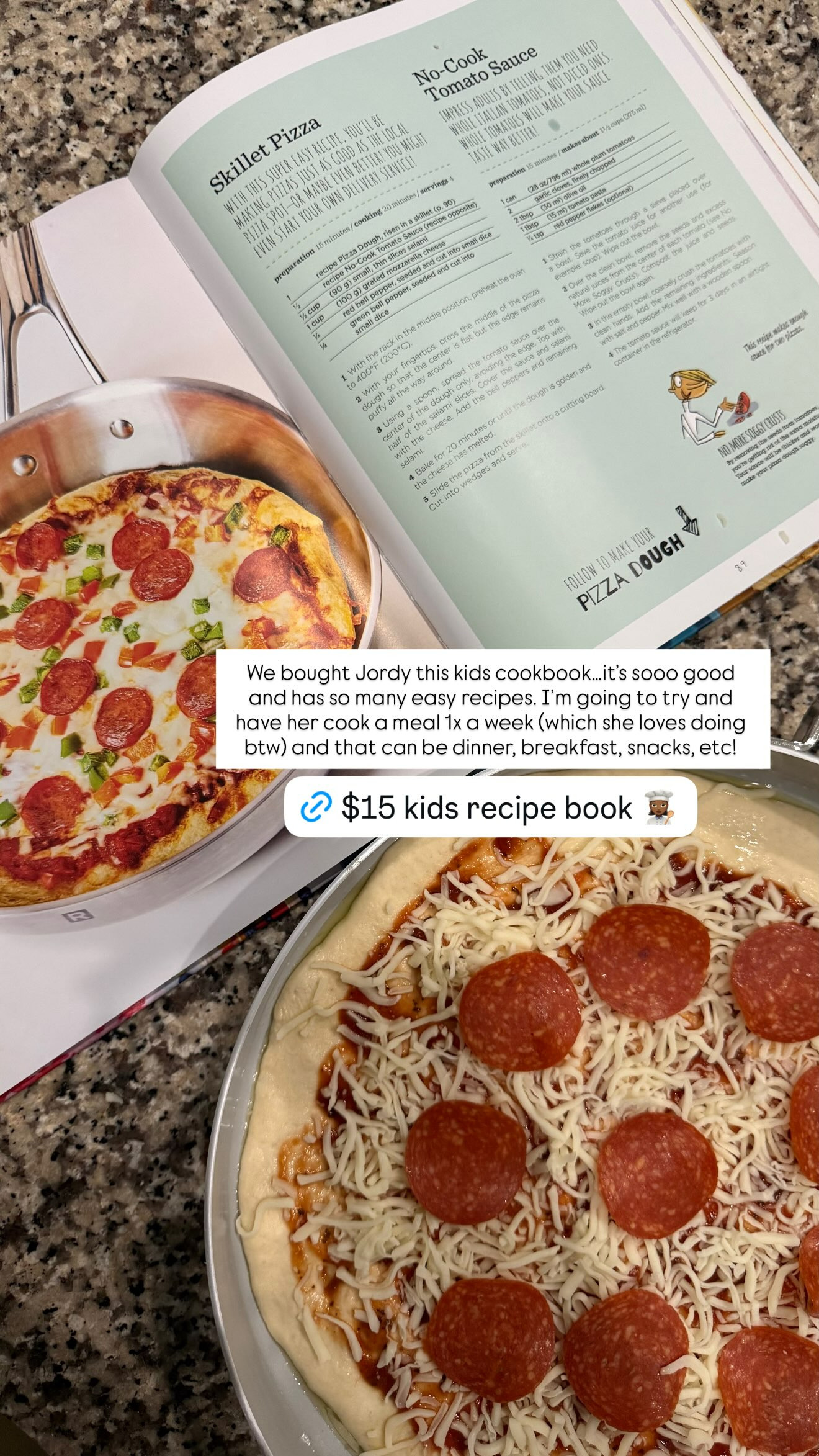 We bought Jordy this kids cookbook…it’s so good and has so many easy recipes. I’m going to try and have her cook a meal 1x a week (which she loves doing btw) and that can be dinner, breakfast, snacks, etc! Grab it before it sells out

#LTKcookbook #LTKKidsCookbook #LTKkidsActivities

 

 #LTKmomlife #LTKKids