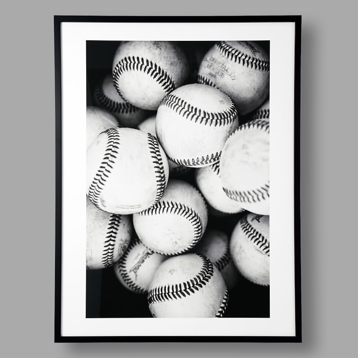 Minted® Play Ball Framed Art by Kamala Nahas | Pottery Barn Teen