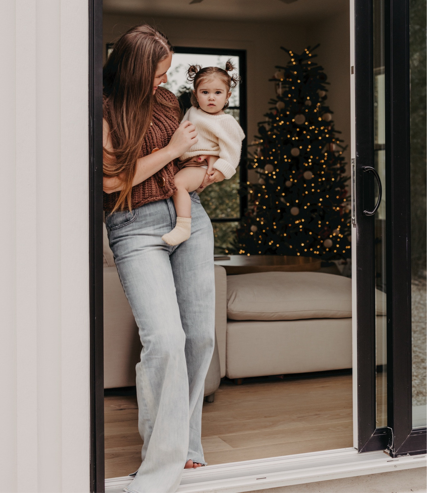 Tribe Kelley jeans (try Poshmark!)
Amazon sweater vest

Jennings is in a cream sweater (linked similar) and tan sweat shorts  

#LTKBaby #LTKKids #LTKHoliday