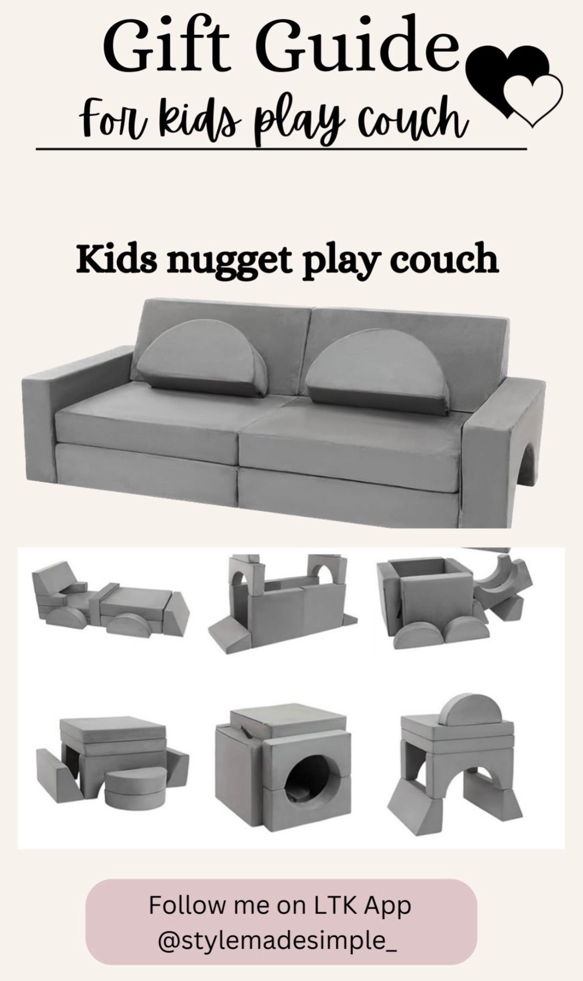 Nugget kids couch 

#LTKHome #LTKSaleAlert #LTKKids