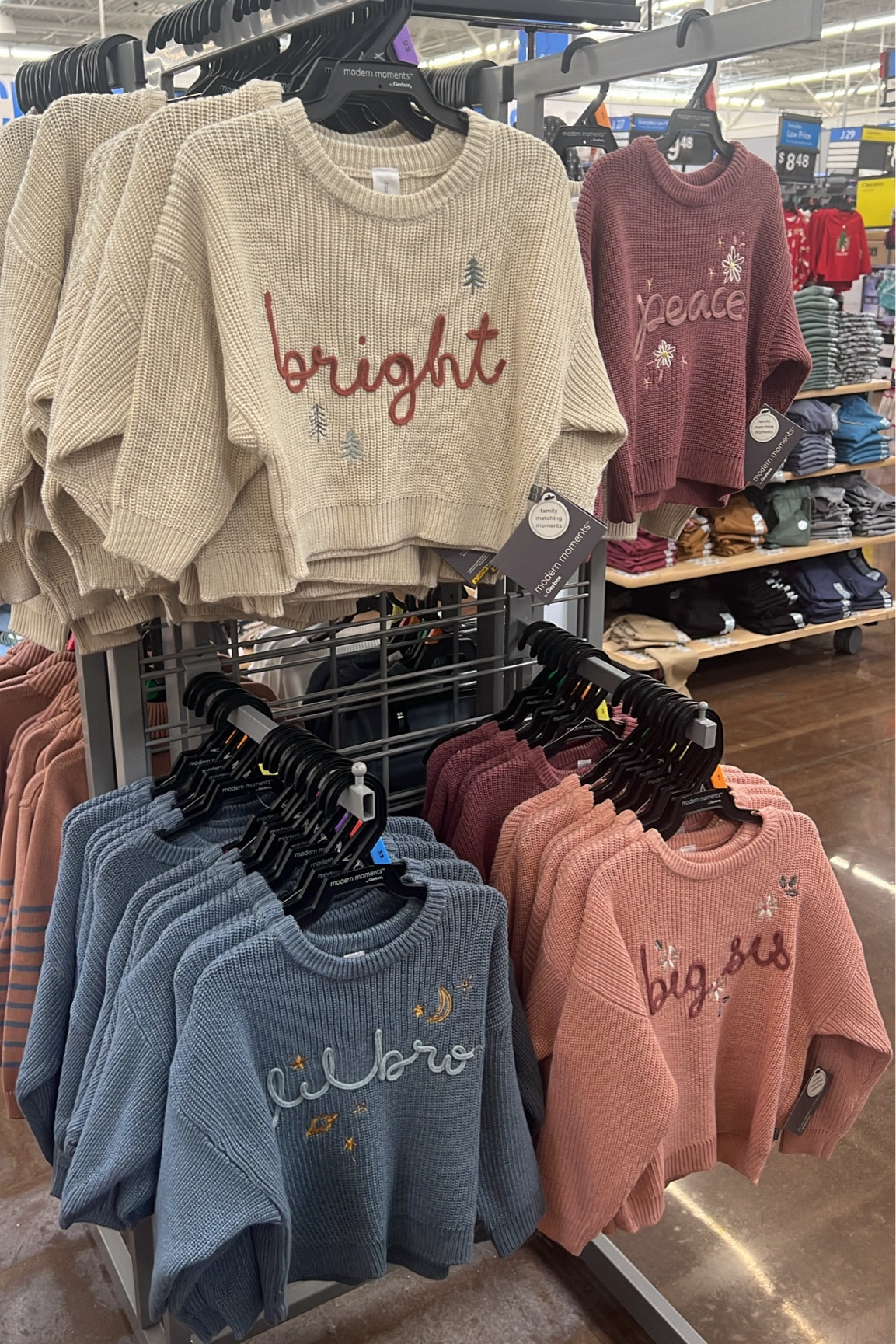 Knit sweaters for the holidays and for big and little brother and sisters. Walmart has so many of these right now.

#LTKFamily #LTKBaby #LTKKids