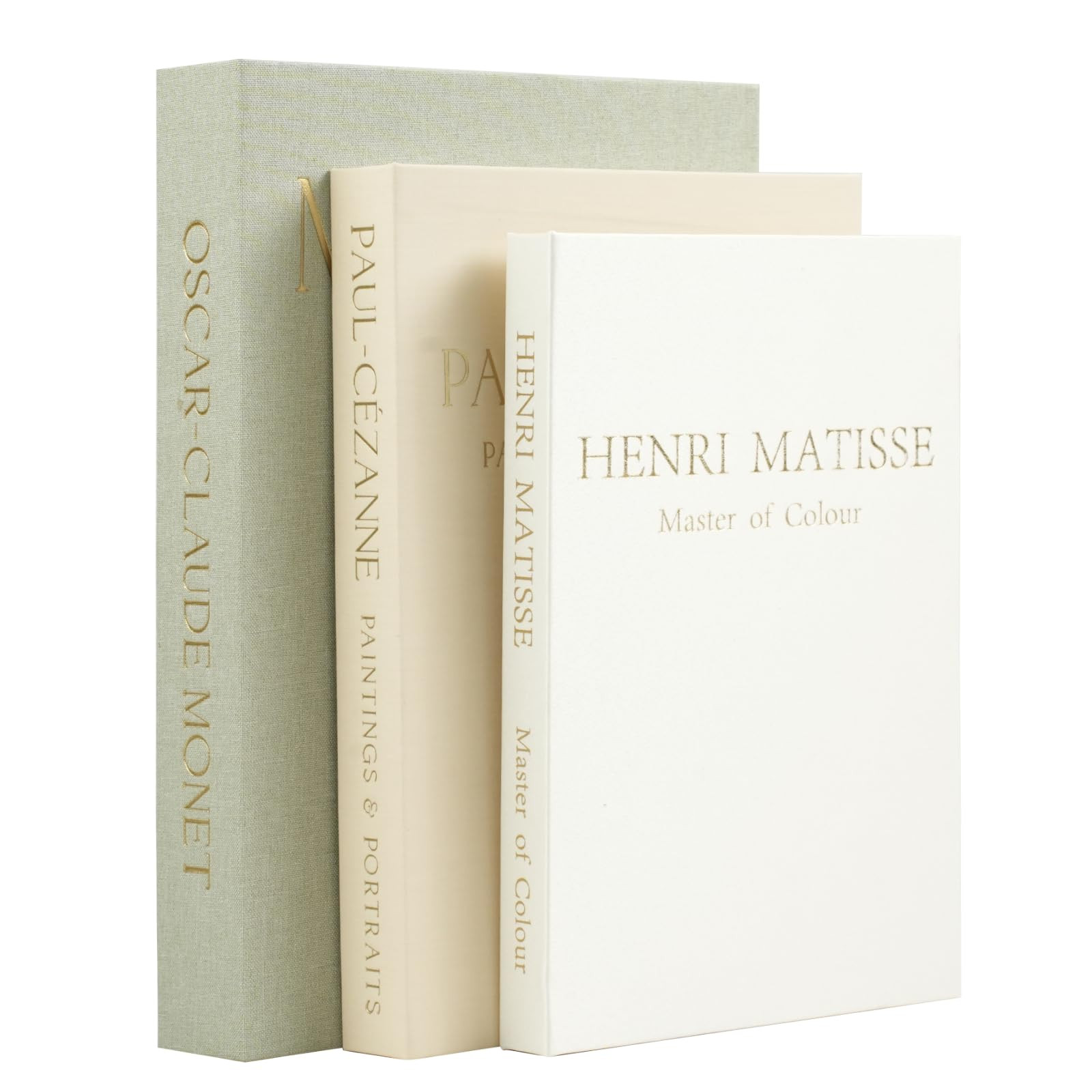 Set of 3 Decorative Books for Home Decor - Vintage Fake Books for Decoration, Mini Aesthetic Book Set for Coffee Table, Shelf & Decorative Boxes(Mint green) | Amazon (US)