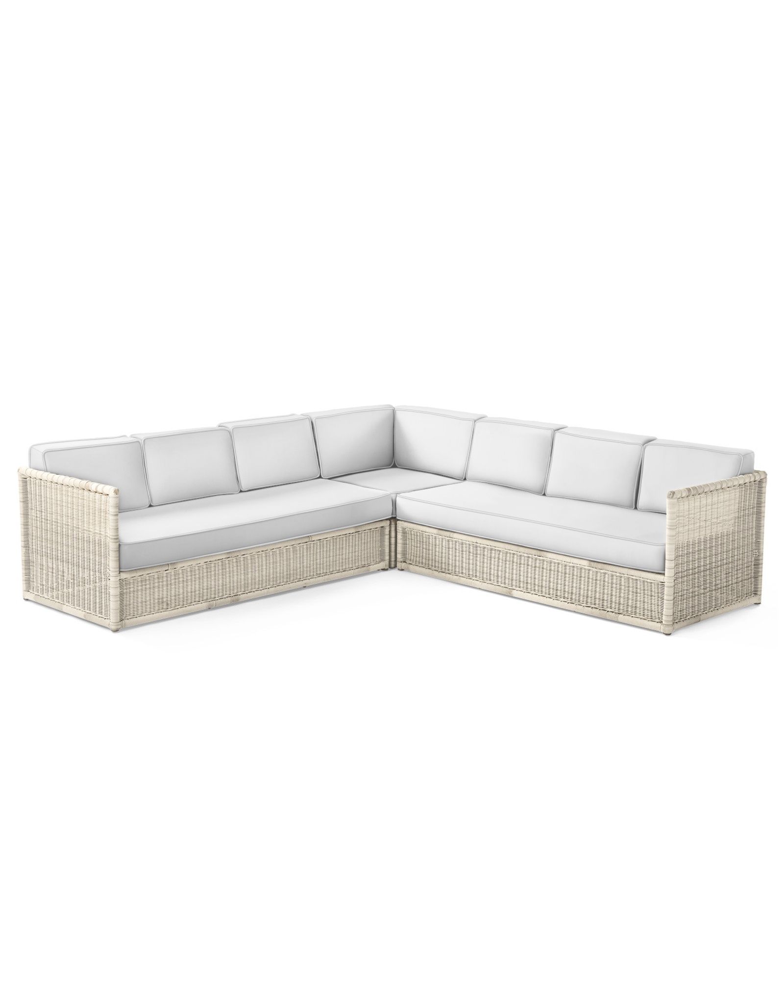 Pacifica Corner Sectional - Driftwood | Serena and Lily