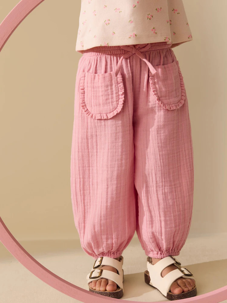 Light Pink Pull On Trousers (3mths-7yrs) | Next US