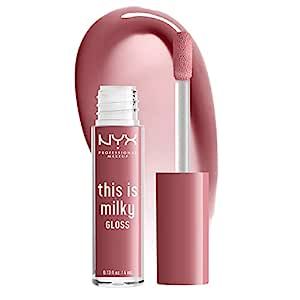 NYX PROFESSIONAL MAKEUP This Is Milky Gloss, Vegan Lip Gloss, 12 Hour Hydration - Cherry Skimmed ... | Amazon (US)